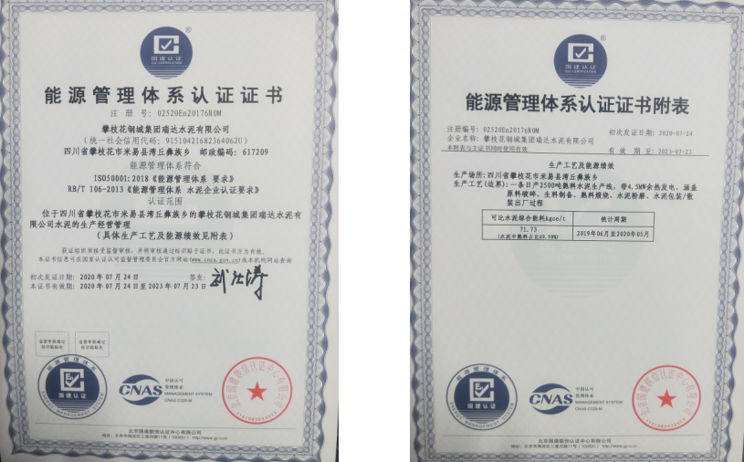 攀枝花瑞達(dá)水泥有限公司2020年度溫室氣體排放信息披露書(圖2)